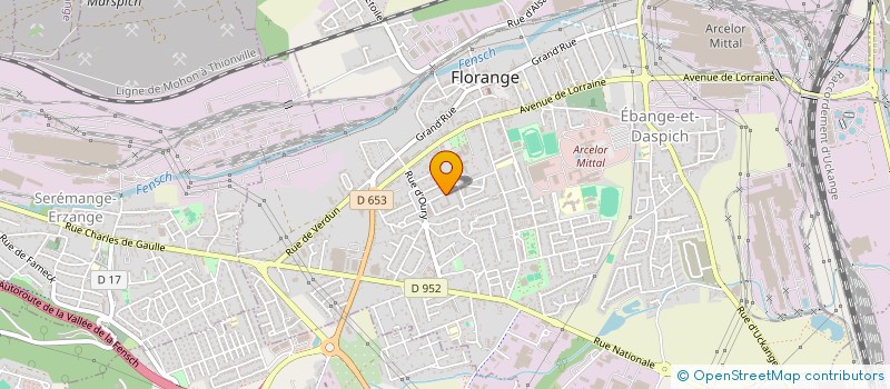 localisation de l'entreprise MADAME PASCALE DENIS  FLORANGE