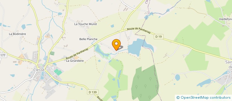 localisation de l'entreprise MADAME PASCALE DEPLANNE  CLESSE