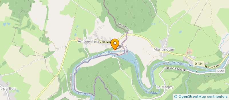 localisation de l'entreprise MADAME PASCALE DESANDRE  SAPONCOURT