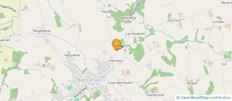 localisation de l'entreprise MADAME PASCALE DESHAIRES  MAEL-CARHAIX