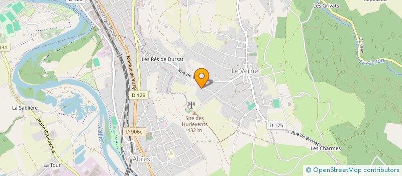 localisation de l'entreprise MADAME PASCALE DESMURS  LE VERNET