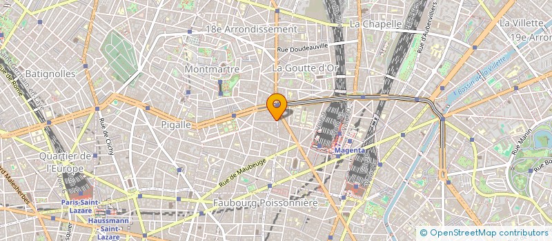 localisation de l'entreprise MADAME PASCALE DEVILLARD  PARIS