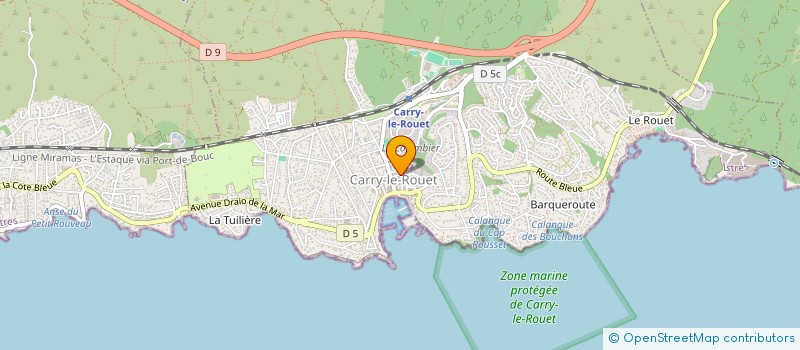 localisation de l'entreprise MADAME PASCALE DIANO à CARRY-LE-ROUET