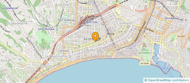 localisation de l'entreprise MADAME PASCALE DIEUDONNE  NICE