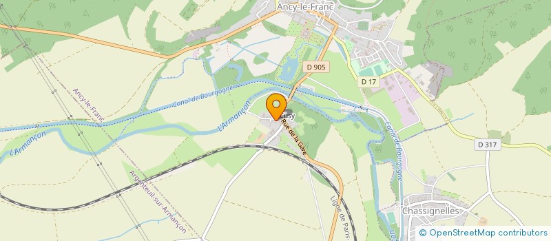 localisation de l'entreprise MADAME PASCALE DJEBROUNI à ANCY-LE-FRANC