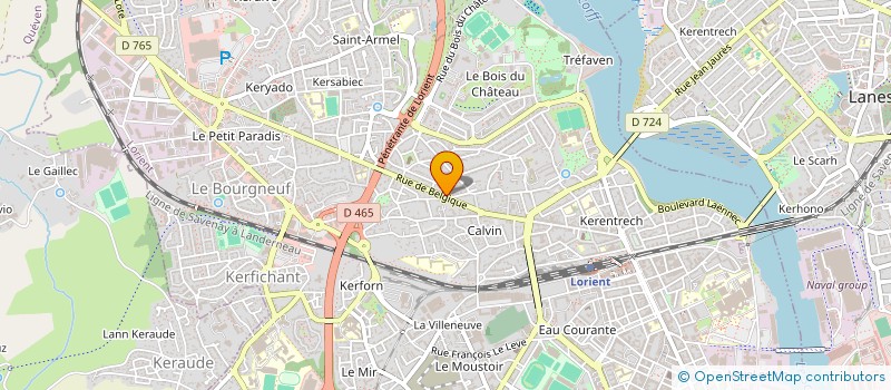 localisation de l'entreprise MADAME PASCALE DOURILIN  LORIENT