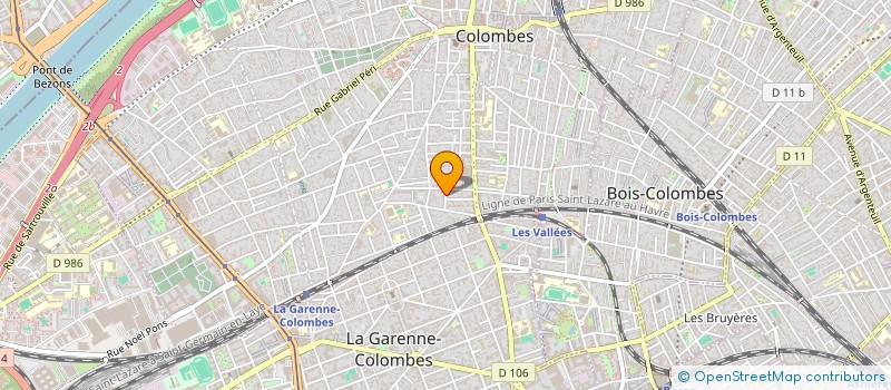 localisation de l'entreprise MADAME PASCALE DRAPIER à COLOMBES
