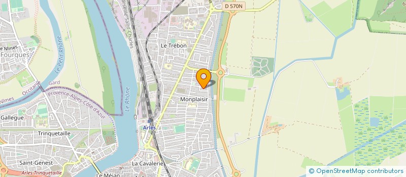 localisation de l'entreprise MADAME PASCALE DRUILHET  ARLES