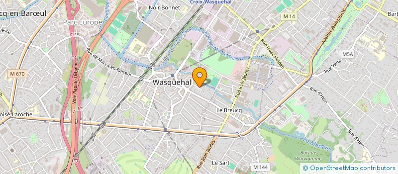 localisation de l'entreprise MADAME PASCALE DUBOIS  WASQUEHAL