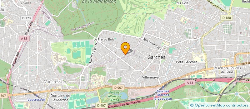 localisation de l'entreprise MADAME PASCALE DUCERF  VAUCRESSON