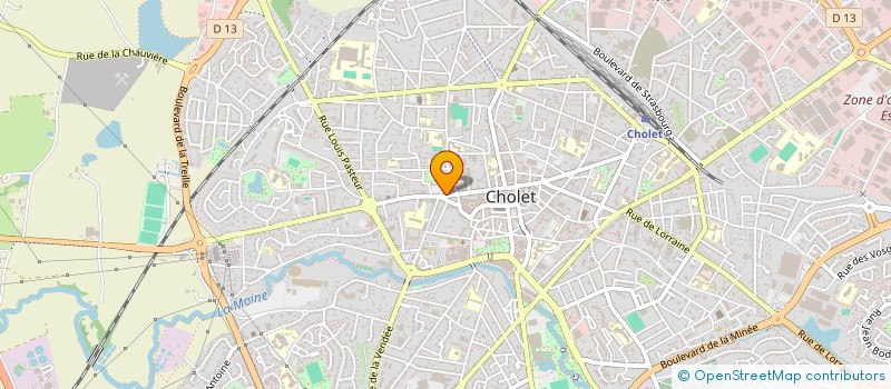 localisation de l'entreprise MADAME PASCALE DUDIT à CHOLET