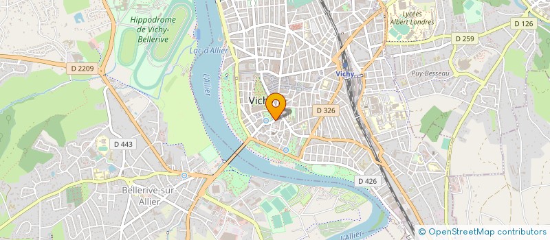 localisation de l'entreprise MADAME PASCALE DUFOUR à VICHY