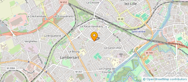 localisation de l'entreprise MADAME PASCALE DUJARDIN à LAMBERSART