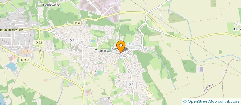 localisation de l'entreprise MADAME PASCALE DUJARDIN à REYRIEUX