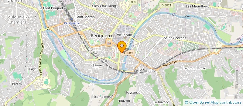 localisation de l'entreprise MADAME PASCALE DUPUY  PERIGUEUX