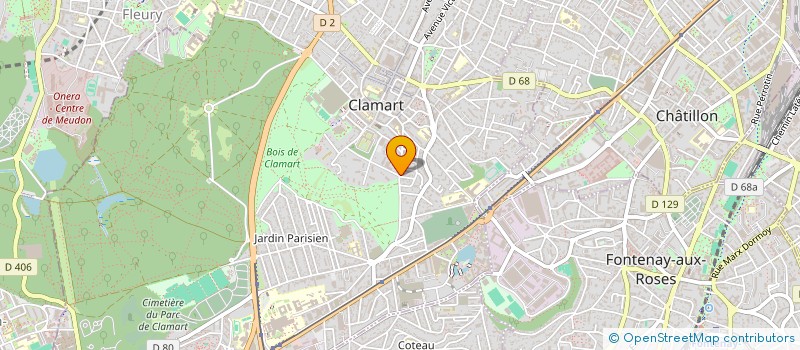 localisation de l'entreprise MADAME PASCALE DURAN à CLAMART