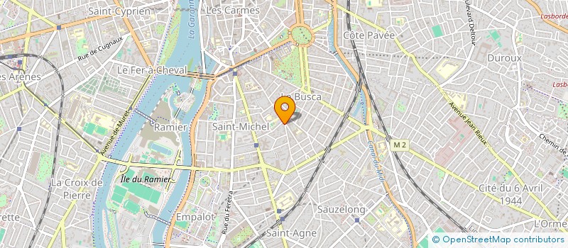 localisation de l'entreprise MADAME PASCALE DURAND à TOULOUSE
