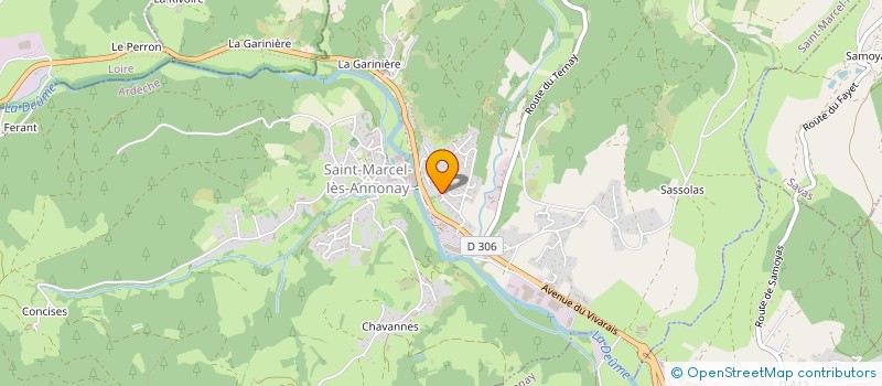 localisation de l'entreprise MADAME PASCALE DURIEUX à SAINT-MARCEL-LES-ANNONAY