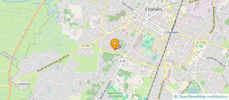 localisation de l'entreprise MADAME PASCALE DUVEAU à CHALLANS