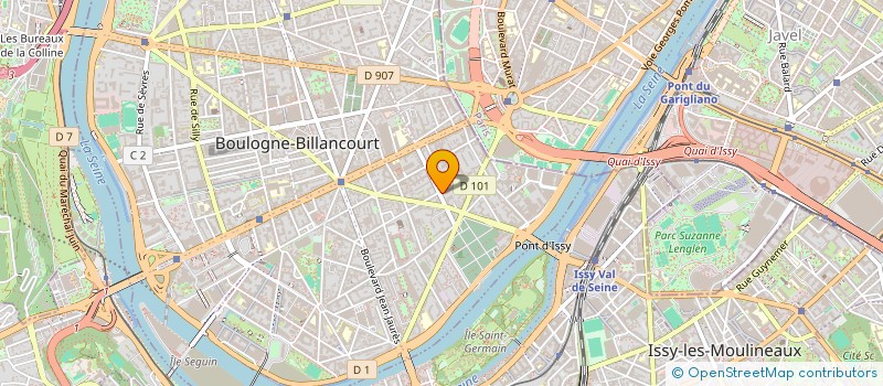 localisation de l'entreprise MADAME PASCALE DUVINAGE à BOULOGNE-BILLANCOURT