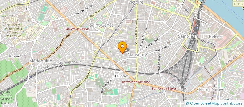 localisation de l'entreprise MADAME PASCALE ESCHARD  BORDEAUX