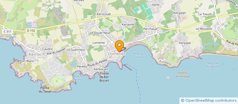 localisation de l'entreprise MADAME PASCALE ETIE  PLOEMEUR