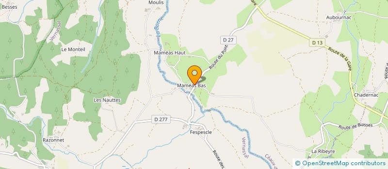 localisation de l'entreprise MADAME PASCALE FARIGOULES  MONLET