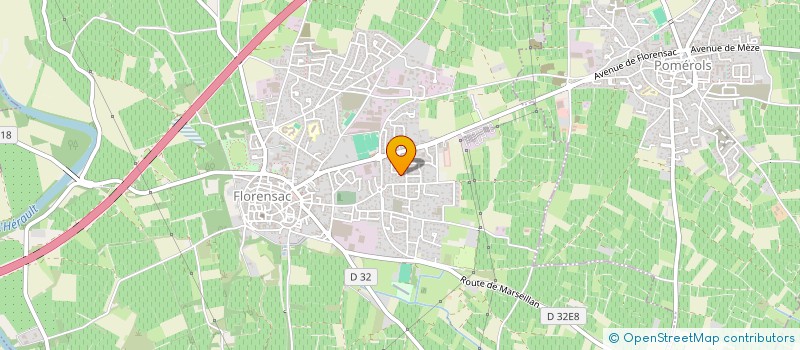 localisation de l'entreprise MADAME PASCALE FARRAS  FLORENSAC