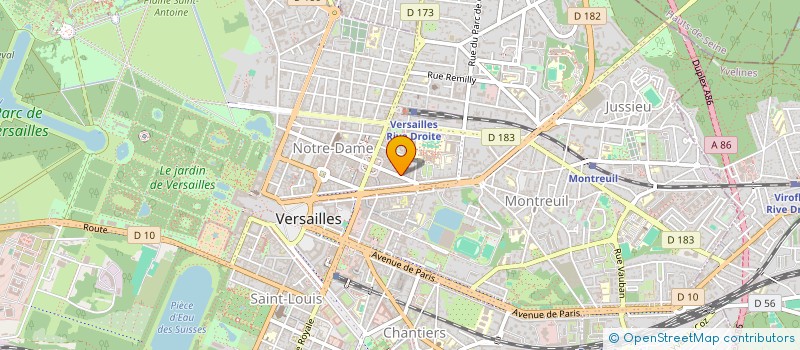 localisation de l'entreprise MADAME PASCALE FAUCHILLE à VERSAILLES