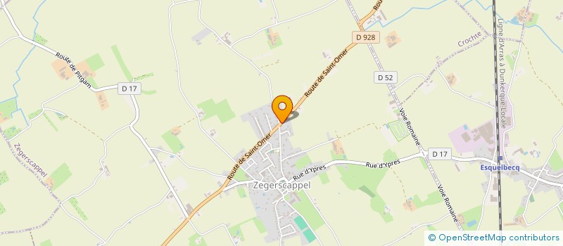 localisation de l'entreprise MADAME PASCALE FAUQUEMBERGUE  BROXEELE