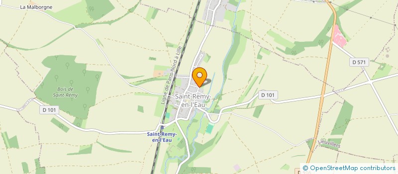 localisation de l'entreprise MADAME PASCALE FAUQUEUX  SAINT-REMY-EN-L'EAU