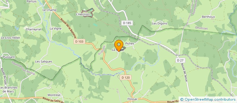 localisation de l'entreprise MADAME PASCALE FELIX  SAINT-AGREVE