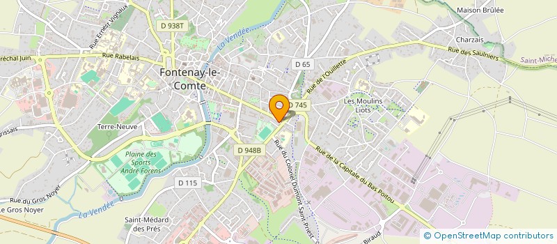 localisation de l'entreprise MADAME PASCALE FEMINIER à FONTENAY-LE-COMTE