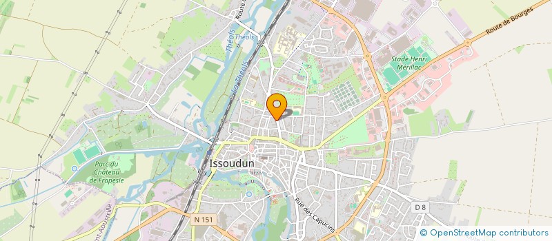 localisation de l'entreprise MADAME PASCALE FERRAGUT à ISSOUDUN