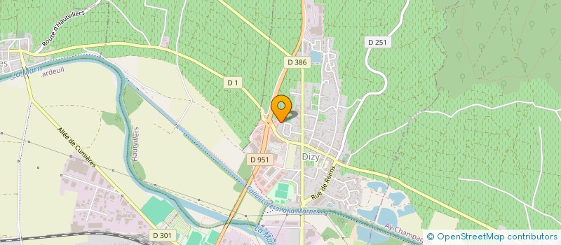 localisation de l'entreprise MADAME PASCALE FERREIRA  DIZY