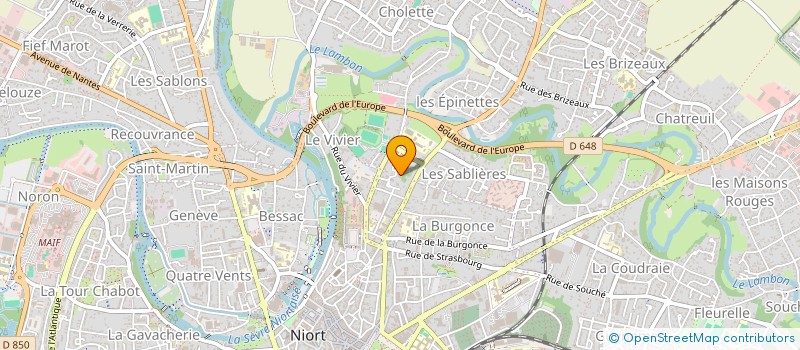 localisation de l'entreprise MADAME PASCALE FERRET à NIORT