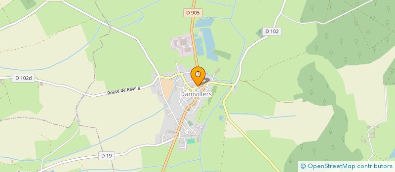 localisation de l'entreprise MADAME PASCALE FERY à DAMVILLERS