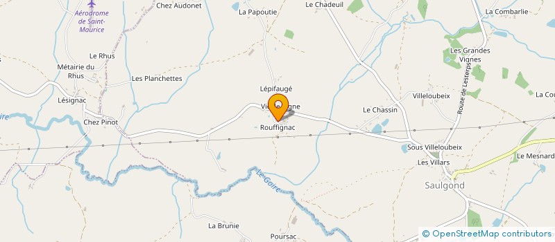 localisation de l'entreprise MADAME PASCALE FLOCH à SAULGOND