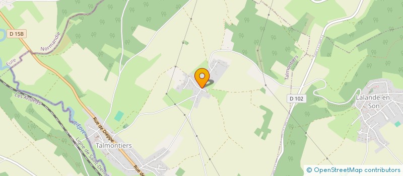 localisation de l'entreprise MADAME PASCALE FLORVAL  TALMONTIERS