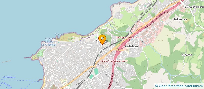 localisation de l'entreprise MADAME PASCALE FOSSECAVE à SAINT-JEAN-DE-LUZ