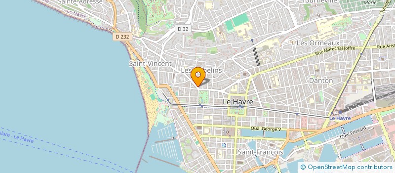 localisation de l'entreprise MADAME PASCALE FOULTIER à LE HAVRE