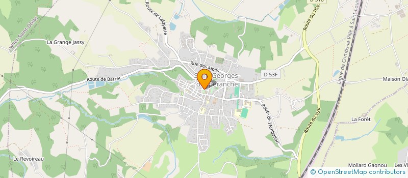 localisation de l'entreprise MADAME PASCALE FOURNERET  SAINT-GEORGES-D'ESPERANCHE