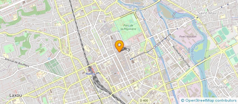 localisation de l'entreprise MADAME PASCALE FOURTIER  NANCY