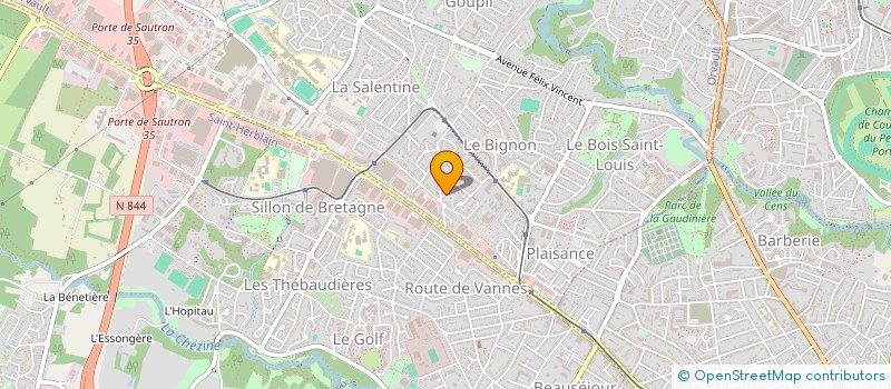 localisation de l'entreprise MADAME PASCALE FRAYSSE à ORVAULT