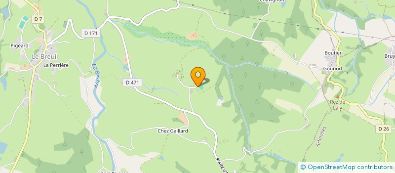 localisation de l'entreprise MADAME PASCALE GABARD  BARRAIS-BUSSOLLES