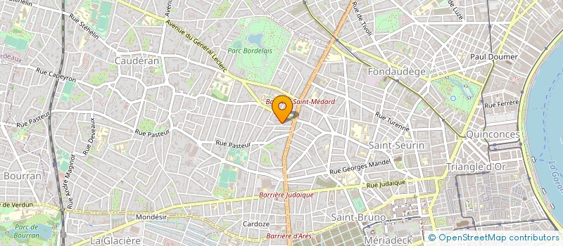 localisation de l'entreprise MADAME PASCALE GABRIEL  BORDEAUX