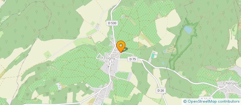 localisation de l'entreprise MADAME PASCALE GALLAND  TRIGNY