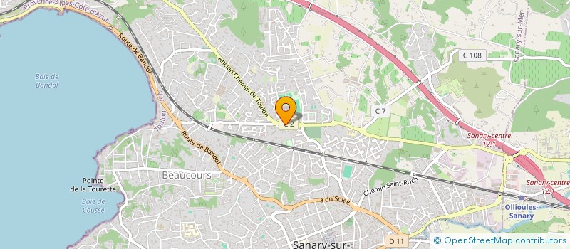 localisation de l'entreprise MADAME PASCALE GALLO  SANARY-SUR-MER