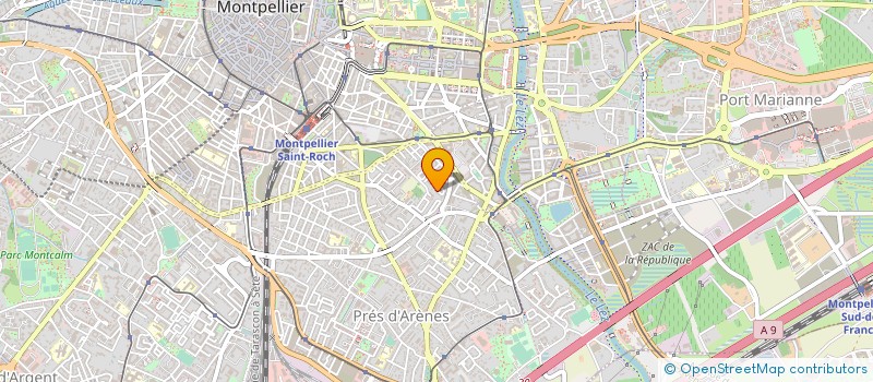 localisation de l'entreprise MADAME PASCALE GANDER à MONTPELLIER