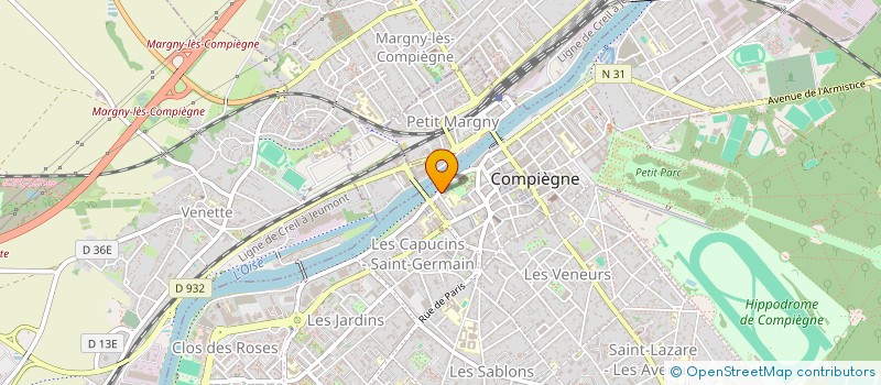 localisation de l'entreprise MADAME PASCALE GARDIN à COMPIEGNE